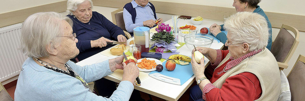 BRK Seniorenheim St.Andreas in Wurmannsquick, Bewohner in den Hausgemeinschaften